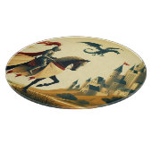 Planche À Découper Chevalier médiéval/dragon/château fantastique (Coin)