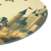 Planche À Découper Chevalier médiéval/dragon/château fantastique (Coin)