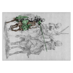 Planche À Découper Chevaliers de la Renaissance médiévale