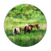 PLANCHE À DÉCOUPER CHEVAUX (Devant)