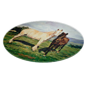 Planche À Découper Chevaux/Cabalos/Horses