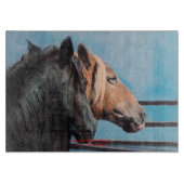 Planche À Découper Chevaux/Cabalos/Horses (Devant)