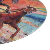 Planche À Découper Chevaux d'aquarelle sans fin Sky (Coin)
