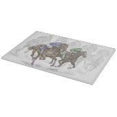 Planche À Découper Chevaux de course à la galopante (Coin)