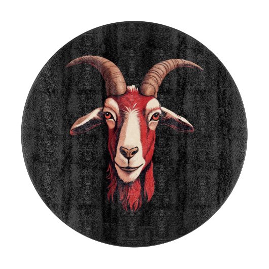 Planche À Découper Chèvre rouge (Devant)