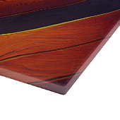 Planche À Découper Chevron en bois brillant (Coin)