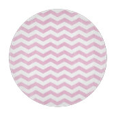 Planche à découper Chevron Rose (Devant)