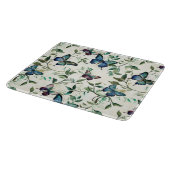 Planche À Découper Chic Papillons Bleus Romantiques Baby Shower (Coin)