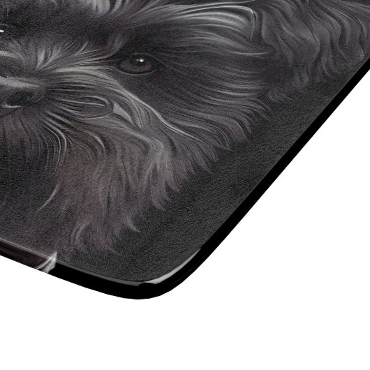Planche À Découper Chien Affenpinscher en Robe de la Saint Patrick (Coin)
