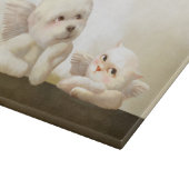 Planche À Découper Chien angélique et chat sur Cloud (Coin)