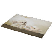 Planche À Découper Chien angélique et chat sur Cloud (Coin)