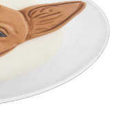 Planche À Découper Chien Basenji Inspiré de la 3D (Coin)