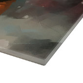 Planche À Découper Chien beagle à Noël de neige (Coin)