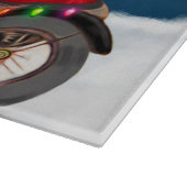 Planche À Découper Chien berger allemand Noël Père Noël (Coin)