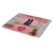 Planche À Découper Chien berger allemand Valentine's Day Kissing Boot (Coin)