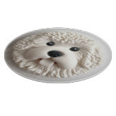 Planche À Découper Chien Bichon Frise Inspiré 3D (Coin)