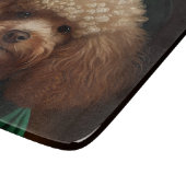 Planche À Découper Chien Caniche en tenue de la Saint-Patrick (Coin)