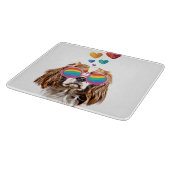 Planche À Découper Chien Cavalier King avec coeurs Saint-Valentin (Coin)