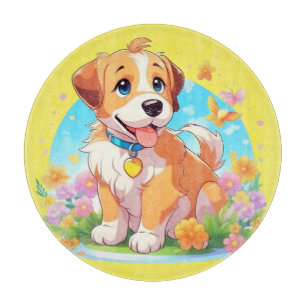 Planche À Découper Chien chiot mignon