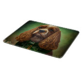 Planche À Découper Chien Cocker Spaniel en tenue de la Saint-Patrick (Coin)