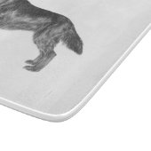 Planche À Découper Chien d'arrêt enduit plat (Coin)