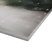 Planche À Découper Chien de boxe en Noël de neige (Coin)