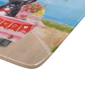 Planche À Découper Chien de la Saint-Valentin (Coin)