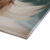 Planche À Découper Chien de Papillon à Noël de neige (Coin)