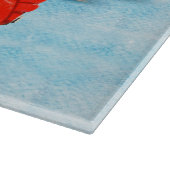 Planche À Découper Chien de taureau anglais dans la livraison de Noël (Coin)