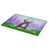 Planche À Découper Chien de taureau français avec oeufs de Pâques Pou (Coin)