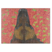 Planche À Découper Chien et fraise (Devant)