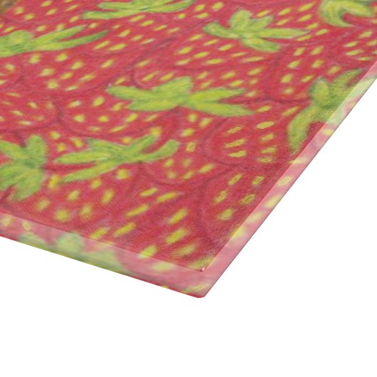 Planche À Découper Chien et fraise (Coin)