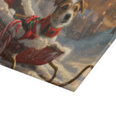 Planche À Découper Chien Jack Russell Noël Festif (Coin)