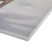Planche À Découper Chien Labrador dans la neige de Noël (Coin)