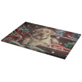 Planche À Découper Chien Labrador Fête de Noël (Coin)