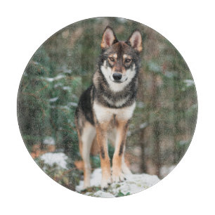 Planche À Découper Chien-loup