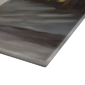 Planche À Découper Chien maltais à Noël de neige (Coin)