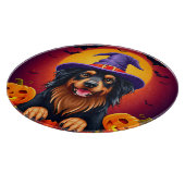Planche À Découper Chien mignon d'Halloween (Coin)