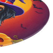 Planche À Découper Chien mignon d'Halloween (Coin)