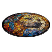 Planche À Découper Chien Mosaïque Coloré (Coin)