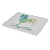 Planche À Découper Chien papillon (Coin)