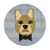 Planche À Découper Chien-taureau Brown, Grilles (Devant)