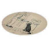 Planche À Découper Chien vieillissant (Coin)