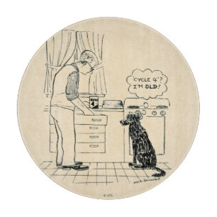 Planche À Découper Chien vieillissant