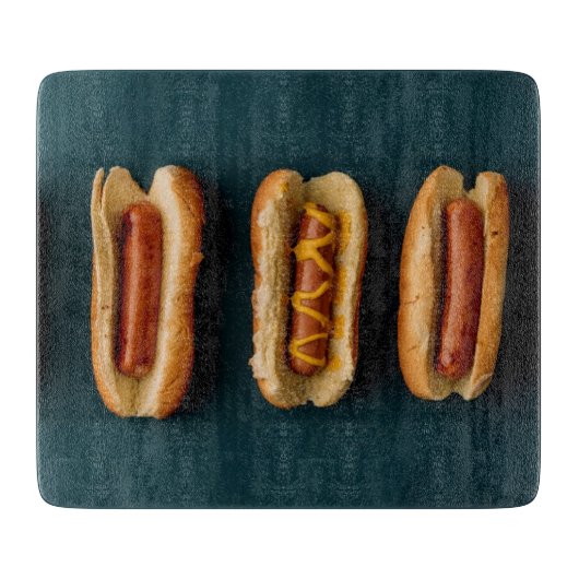 Planche À Découper Chiens chauds et fusils (Devant)
