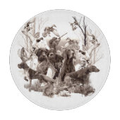 Planche À Découper Chiens de chasse, Chiens d'armes, Chasse saison Do (Devant)