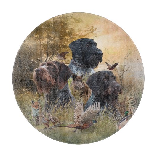 Planche À Découper Chiens de chasse polyvalents (Devant)