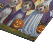 Planche À Découper Chiens de Coton De Tulear Citrouille Halloween Fun (Coin)