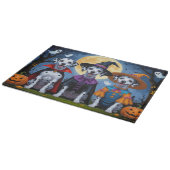 Planche À Découper Chiens de Dalmatie Citrouille Halloween drôle (Coin)