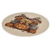 Planche À Découper Chiens de l'Halloween Golden Retriever Jack-o'-lan (Coin)